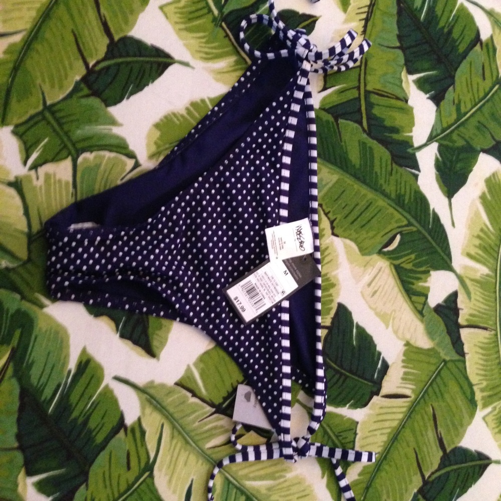 Mossimo polka dot bikini bottoms